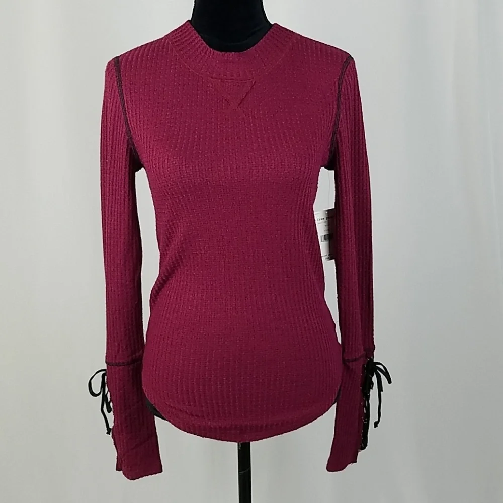 Free People women S Mountaineer‎ cuff mock neck